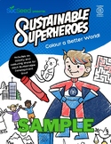 Sustainable Superheroes Colouring and Activity Book: Sample