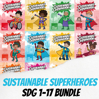 Preview of Sustainable Superheroes Guide Book Bundle