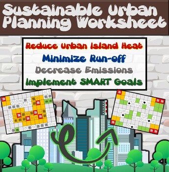 Preview of Sustainable Urban Planning Worksheet Activity