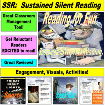 Preview of SSR: Sustained Silent Reading (Google Slides, PowerPoint)