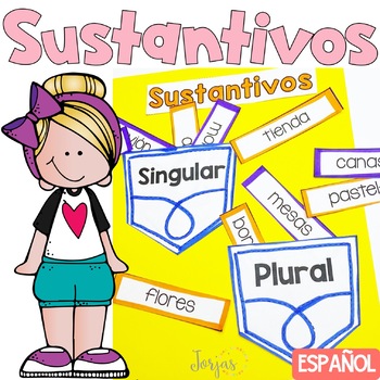 Preview of Sustantivos Actividades, hojas de trabajo y juegos Nouns in Spanish