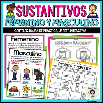 Preview of Sustantivos - femenino y masculino