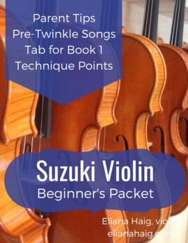 Preview of Suzuki Violin Beginner's Packet
