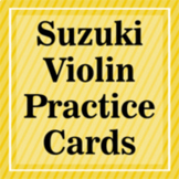 Suzuki Violin Practice Flash Cards
