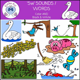 Sw Sounds / Words: Beginning Sounds Clip Art