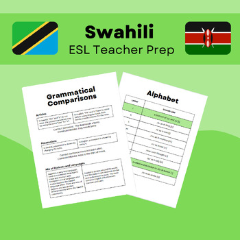 Preview of Swahili ESL Teacher Preparation Guide