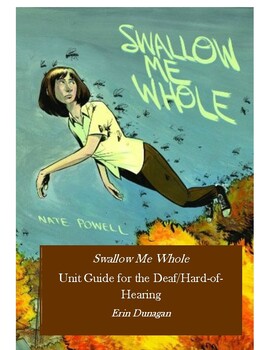 Preview of Swallow Me Whole by Nate Powell Unit Guide - d/Deaf and Hard of Hearing