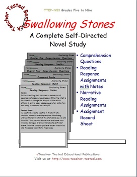 Preview of Swallowing Stones: A Complete Novel Study