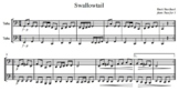 Swallowtail duet for two tubas