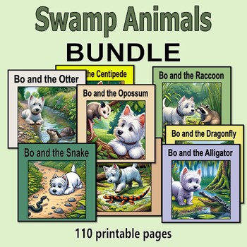 Preview of Swamp Animals BUNDLE