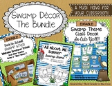 Swamp Theme Classroom Decor- EDITABLE! by Third Grade to the Core