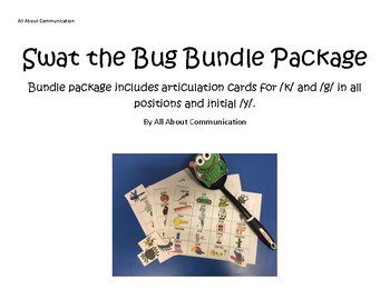 Preview of Swat the Bug Articulation Game: /k/, /g/ and /y/ bundle