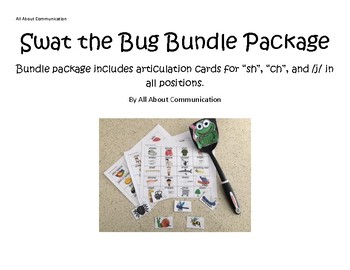 Preview of Swat the Bug Articulation Game: sh, ch, j bundle