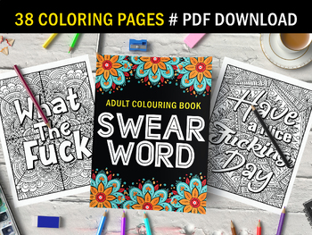 Eat Sheet and Die: The Epic Profane Swearing Adult Colouring Book: Profane Swear Word Finds Sweary Fun Way - Swearword Colouring for Stress Relief [Book]