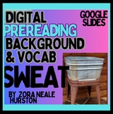 Sweat by Zora Neale Hurston Digital Prereading Intro & Voc