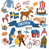 Sweden Travel World Clip Art - Swedish Flag - European Con