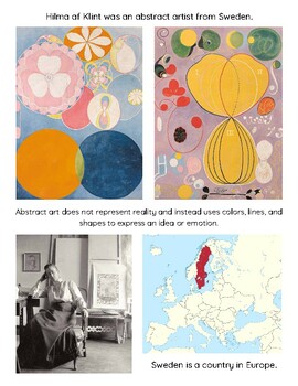 Preview of Swedish Abstract Artist Hilma af Klint Info Page