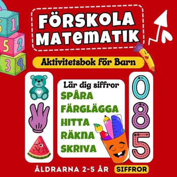 Preview of Swedish Activity - Förskola Matematik Aktivitetsbok för Barn i åldrarna 2-5 år