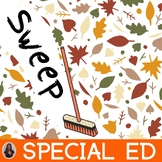 Sweep Literacy Unit for Special Education PRINT and DIGITAL