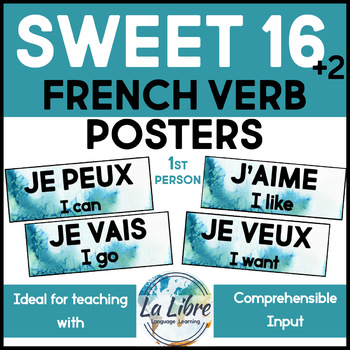 Preview of French Word Wall High Frequency 1st Person Posters