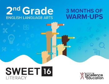 Preview of Sweet 16 Literacy 2nd Grade Warm Ups - 3 month Version