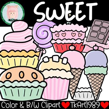 Preview of Sweet Bakery Cake Minimal  Pastel Clipart