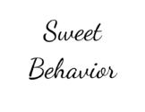 Sweet Behavior