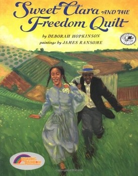 Preview of Sweet Clara and the Freedom Quilt: motivation, vocabauthor's craft (Common Core