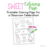 Sweet Coloring Page - Spring, Summer, Food, Fun Coloring P