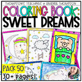 Sweet Dreams Coloring Pages | Coloring Sheets | Indoor Rec