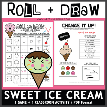 ice cream fun to draw