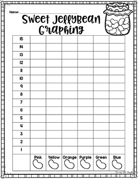 Sweet Jellybean Graphing Freebie By Erica Butler Tpt