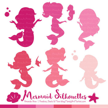 mermaid silhouette clip art