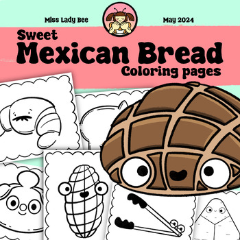 Preview of Sweet Mexican Bread | Coloring Pages