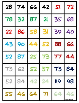 FREE Two Digit Sweet Numbers Sequencing | Distance Learning | TpT