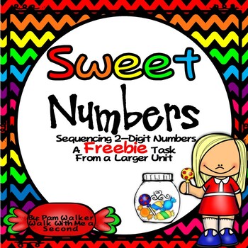 Preview of FREE Two Digit Sweet Numbers Sequencing