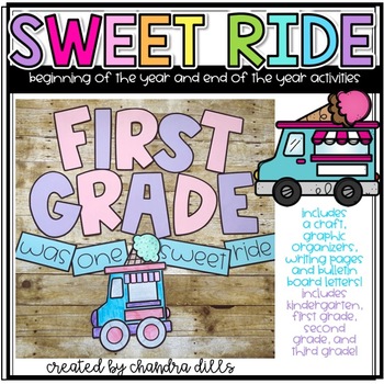 Preview of Sweet Ride {Ice Cream Truck} Beginning and End of the Year Activity!