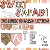 Sweet Safari Bulletin Board Letters