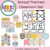 Sweet School Themed Printable Classroom Decor