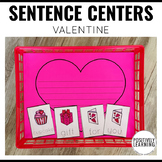Valentine's Day Sentences | Low Prep Writing Centers for February