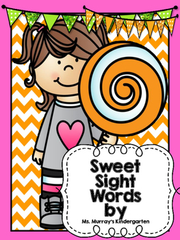 Preview of Sweet Sight Words! A sight word program for kindergarten