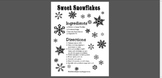 Sweet Snowflake Snack Recipe