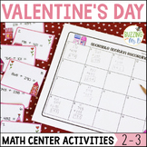 Math Centers for Valentine's Day