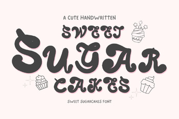 Preview of Sweet Sugarcakes handwriting Planner Calendar Font for Teachers & Students