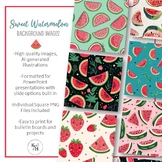 Sweet Summer Watermelon Images for Slide Presentations | P