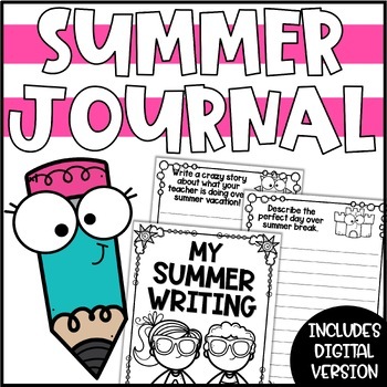 Preview of Take Home Summer Writing Prompts & Journal