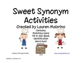 Sweet Synonym Activities