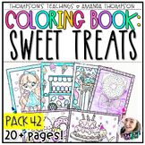 Sweet Treat Coloring Pages | Kids Coloring Book | Food Des