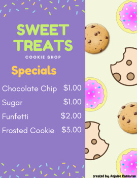 Preview of Sweet Treat Shop