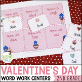 Word Work Centers for Valentine's Day